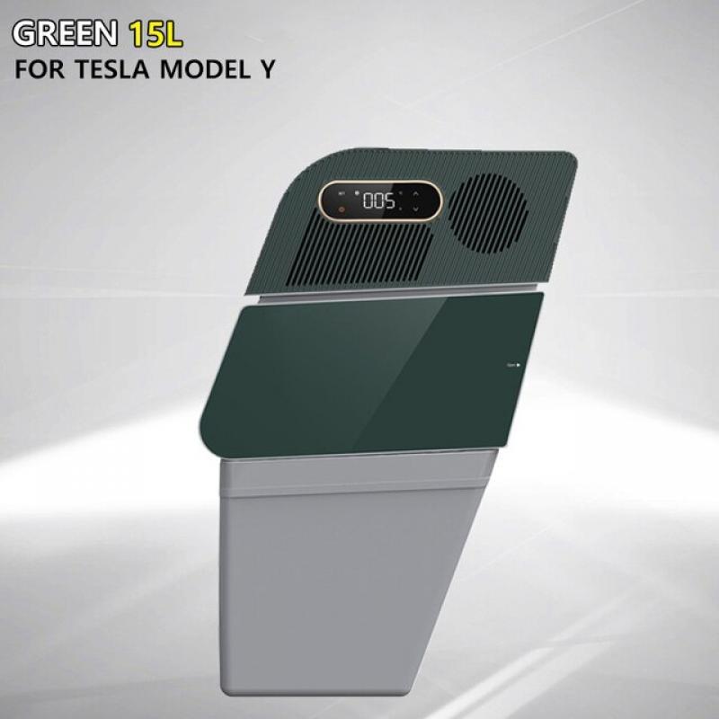 For Tesla Model Y 2019-2023 Trunk Fridge Car Refrigerator Compressor Cooling LHD RHD 15L Medicine Storage Travel Refrigerator