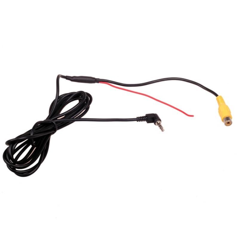 RCA to 2.5mm AV IN Converter Cable for Car Rear View Reverse Parking Camera to Car DVR Camcoder GPS Tablet