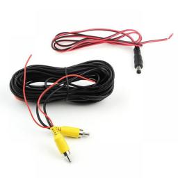 AV Cable Universal Auto RCA AV Cable Wire Harness For Car Rear View Camera Parking 6m Video Extension Cable Free Shipping