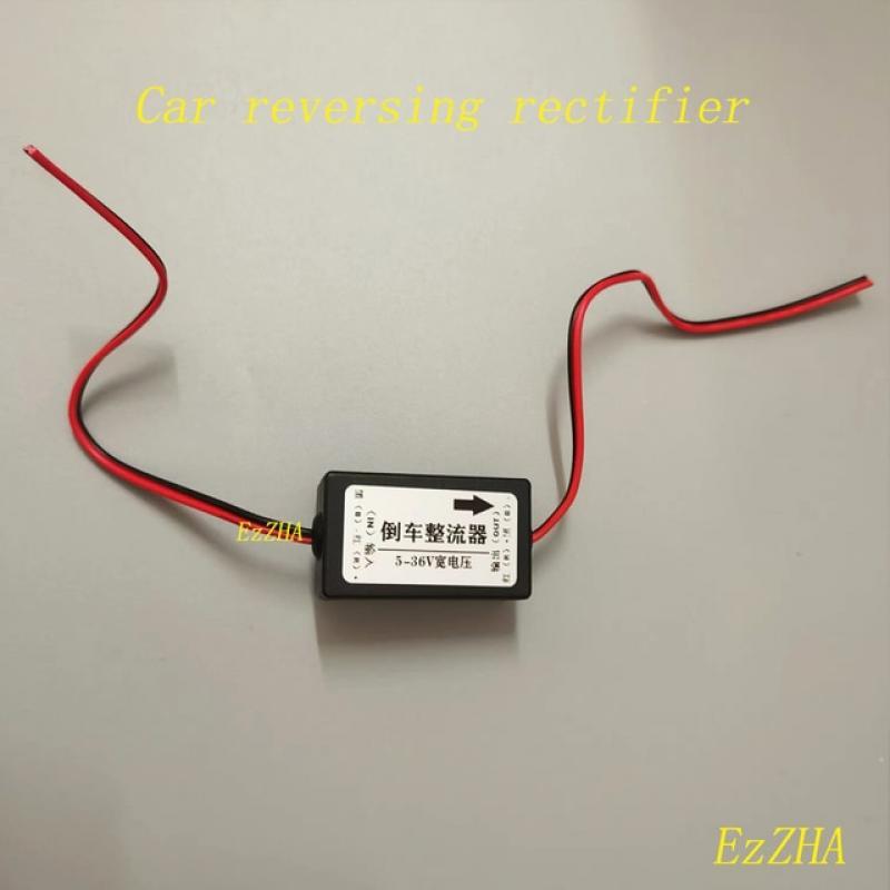 EzZHA 12V/5-36V Power Filters Reversing Rectifier Ballasts Solve Rear View Camera Ripple Splash Screen Interference Relay Filter