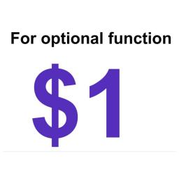 The Link For Customers To Pay The Extra Fee ( Please Choose Right Quantity To Pay 1PC=1 USD )