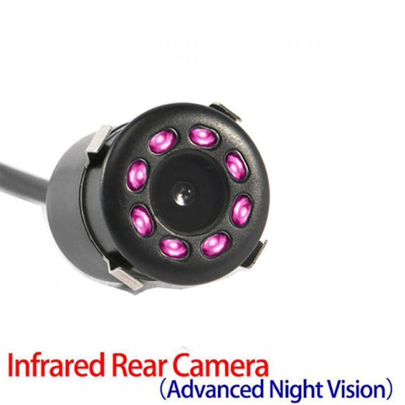 Hippcron Reverse Camera Rearview Car Infrared Night Vision 8LED Car Reversing Auto Parking Monitor CCD Waterproof HD Video