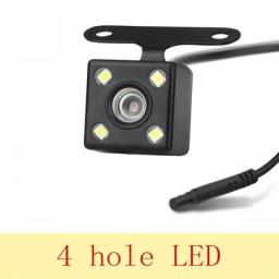 4 Pin HD Car Rear View Camera 170 Degree Wide Angle Waterproof 4 LED Night Vision Car Parking Reversing Camera Monitor Accessory