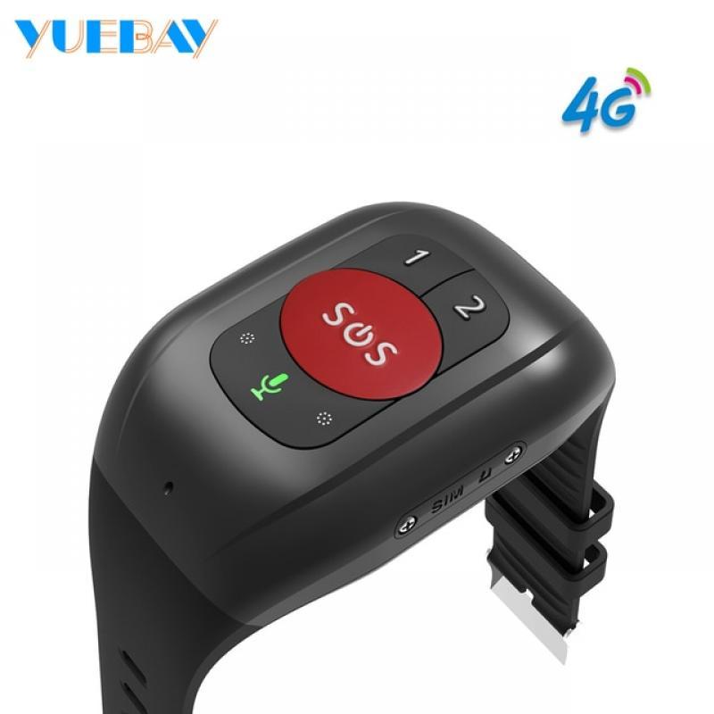 4G GPS Bracelet For Elderly Support Temperature Detection Pill Remind Step Counting Health Management IPX7 Waterproof Locator