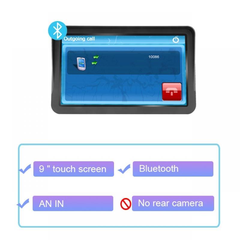 Anfilite 9 inch vehicle GPS Navigation Bluetooth AVIN 256MB 8GB wince os Navitel Europe Map Sat Nav Truck Navigator