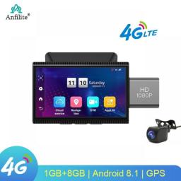 3 Inch Android 8.1 4G Car DVR ADAS Mirror G-sensor Dash Cam GPS Dual Lens 1080P Rear Camera Video Recorder WIFI Recorder Monitor