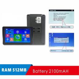 768+Car GPS Navigation 7 Inch Touch Screen 512M+8G FM Voice Prompts Europe Russia Map Free Update Truck GPS Navigators