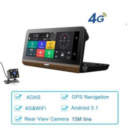 4G Android Car DVR ADAS GPS Navigation Bluetooth Car Mirror Dash Cam 1080P Car Camera Video Recorder Remote Monitor Black Box