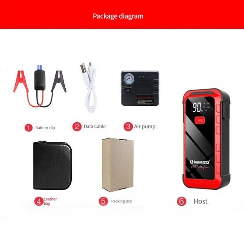 Soulor Car Emergency Start Power Bank(X13) Car Battery Charger 12V 1200A Car Battery Charger Battery Booster Buster