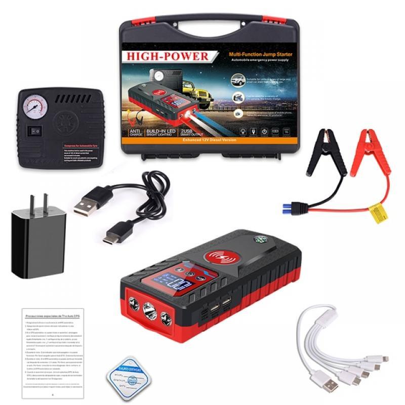 12V Car Jump Starter Power Bank 229800mAh Portable Emergency Start-up Charger for Booster Battery Starting Device Air Compressor