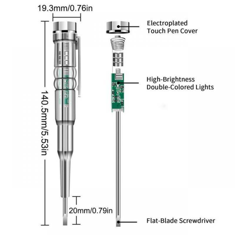 Voltage Tester Pen Precise Search Voltage Detector Pen Intelligent Non-contact Induction Test Pen Pocket Voltage Testers