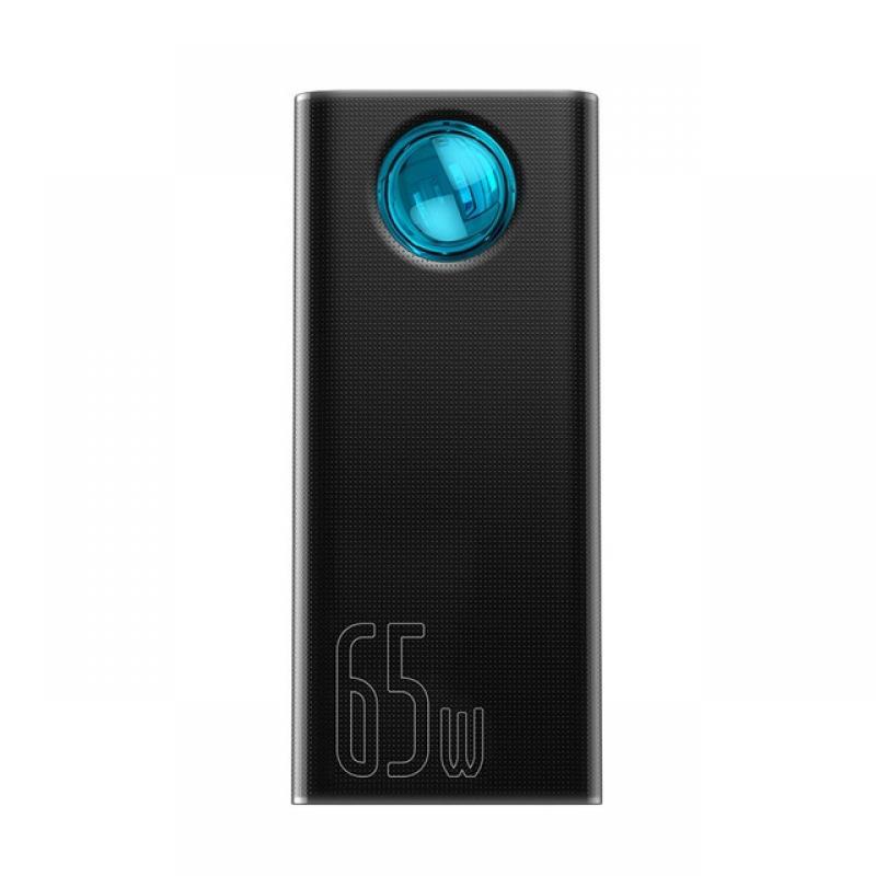 Baseus 65W power bank 30000mAh PD fast charging FCP SCP power bank portable charger, suitable for Apple laptops and tablets