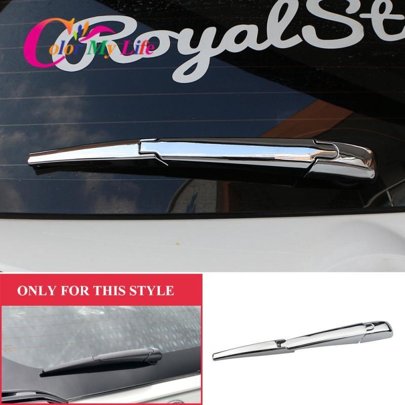 ABS Chrome Rear Window Rain Wiper Cover Trim for Toyota RAV4 Rav 4 2014-2018 Car Styling Back Decoration Exterior Accessories