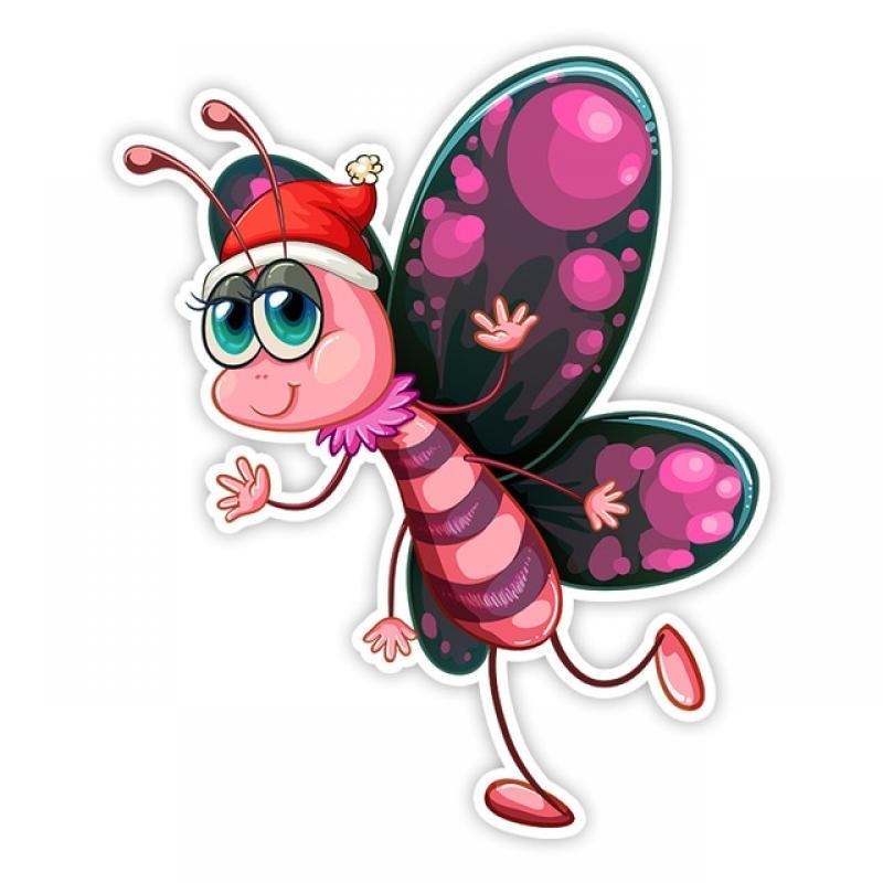 22044# Car Sticker For Ladybug Funny Decal Personality Waterproof Styling Body For Car Decor Car Accessories
