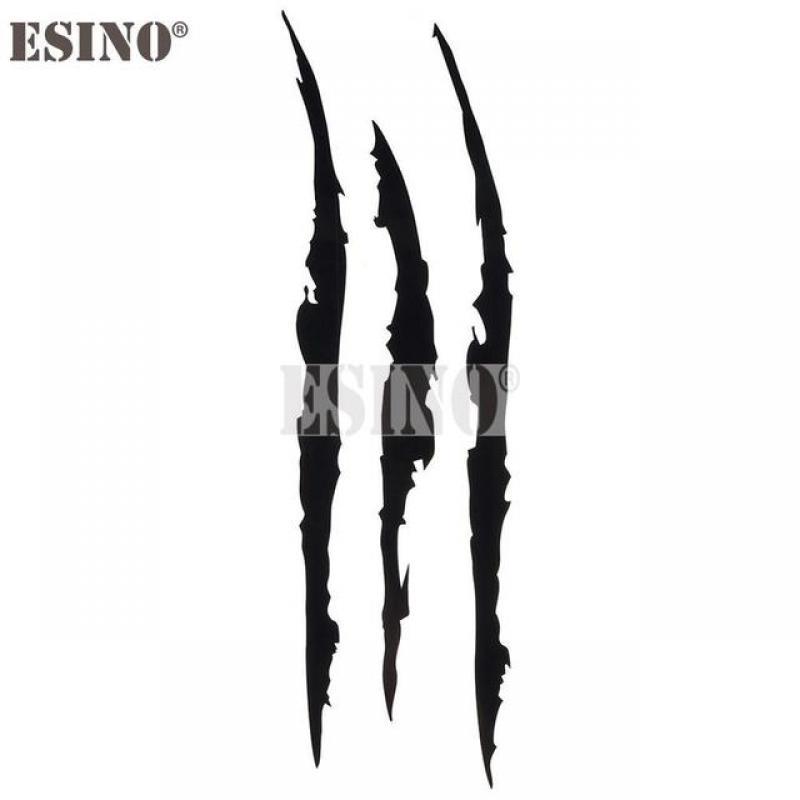 Car Styling Ghost Claw Scratch Stripe Marks Headlight Decal Vinyl Decal Auto Body Decorative Stickers PVC Carving Vinyl Decal