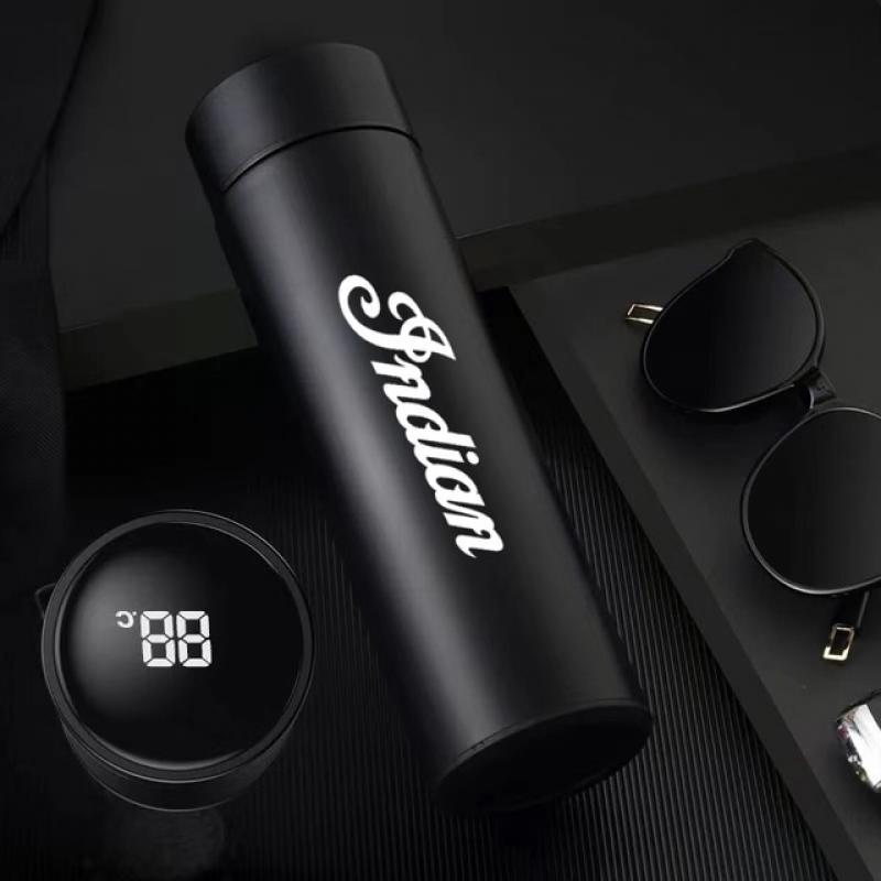 For Indian CHIEF Chieftain Roadmaster Scout Springfield Motorcycle Stainless Steel Thermos Temperature Water Bottle Cup
