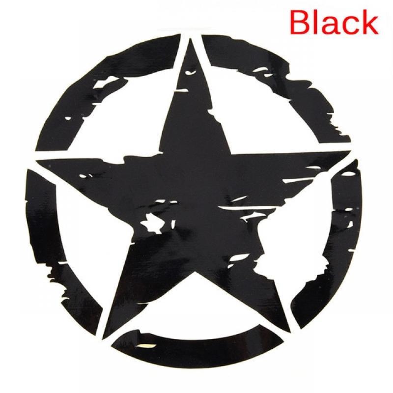 1Pc 2 Colors 15cm*15cm ARMY Star Graphic Decals Motorcycle Car Stickers Vinyl Car-styling