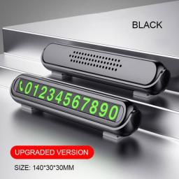 Temporary Car Parking Card Telephone Number Card Air Freshener For Car Stickers Phone Number Card Hidden Number Plate Stickers