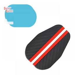 2PCS Car Rearview Mirror Rain Eyebrow Visor Carbon Fiber Car Rearview Side Snow Sun Visor Rain Cover Car Mirror Accessories