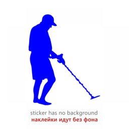 40419# Die-Cut Vinyl Decal Metal Detector Car Sticker Waterproof Auto Decors On Car Body Bumper Rear Window