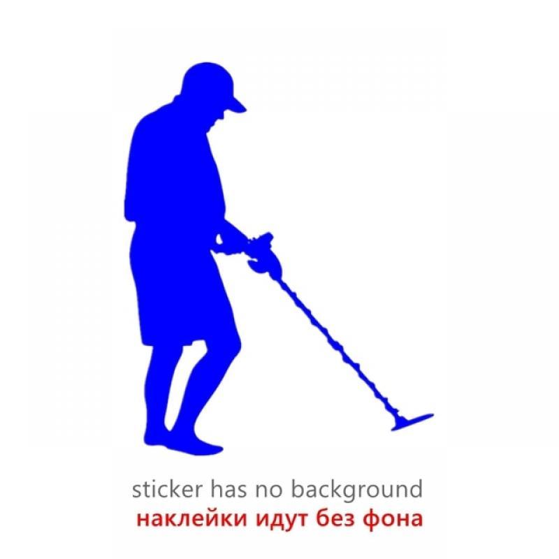 40419# Die-Cut Vinyl Decal Metal Detector Car Sticker Waterproof Auto Decors on Car Body Bumper Rear Window