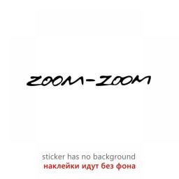 CS40096# Die-Cut Vinyl Decal Zoom Zoom Car Sticker Waterproof Auto Decors On Car Body Bumper Rear Window