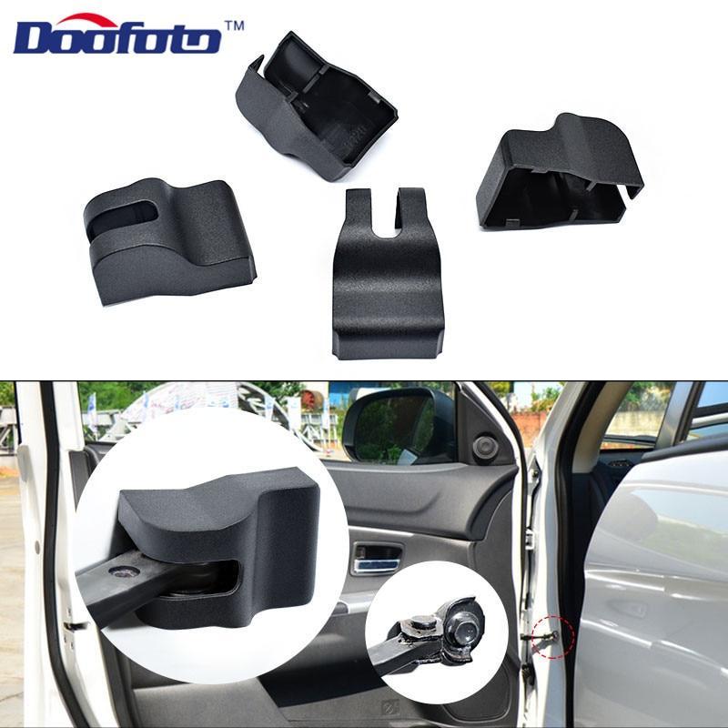 Doofoto 4x Car Door Limiting Stopper Cover For Mitsubishi Outlander 3 ASX Lancer Lancer 10 Accessories Styling Protecitve Cover