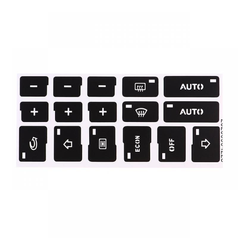 1pc With 16 Keys Car Air Condition Ac Climate Control Button Repair Stickers Decals For Audi A4 B6 B7 2000-2004 Auto Sticker