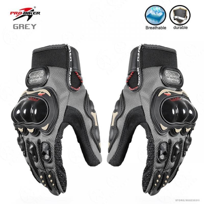 Men's Motorcycle Full Finger Gloves Cycling Equipment Wearable Lady Knight Racing Glove Guantes Moto Protective Gear Mittens