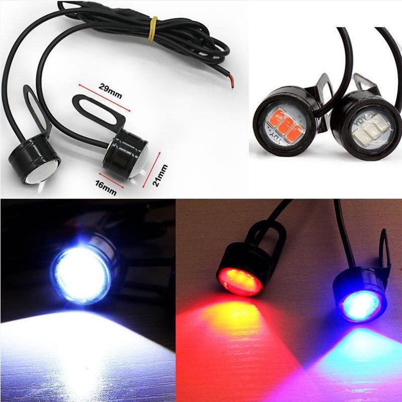 1pcs Super Bright Driving Light Eagle Eye LED Reverse Backup Driving Light Motorcycle Fog Lamp Headlight Daytime Running Light