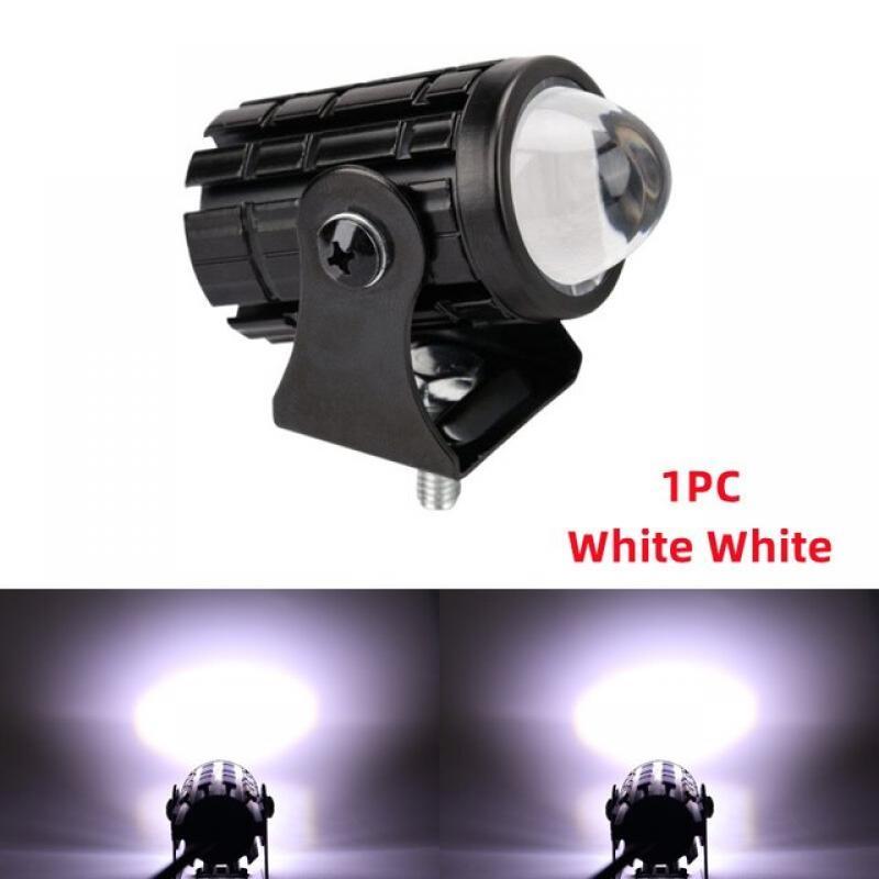1pcs Mini Driving Light LED Projector Lens Motorcycle Headlight ATV Scooter for Auxiliary Spotlight Lamp
