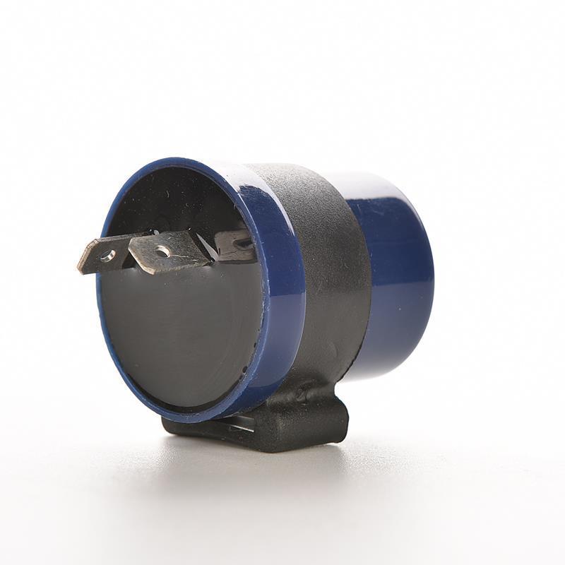 1 Pc DC 6V-12V Input Motorcycle Blue Inbuilt Beeper Flasher Turn Signal LED Blinker 2 Pins Motor Buzzer Flasher Relay Indicator