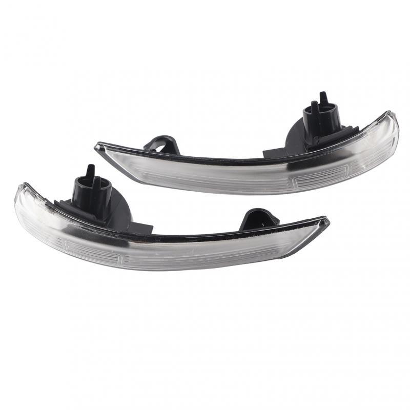 1538489 Durable Turn Signal Light Cover Rearview Mirror Indicator Lens 1 Pair Transparent for Car Replacement for Focus 08‑18