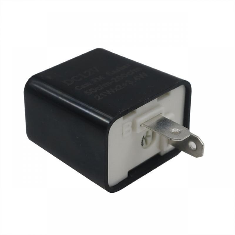12V 2 Pin LED Flasher Frequency Relay Turn Signal Indicator Motorcycle Motorbike Fix Motorcycle Flasher Multiple Protection Safe