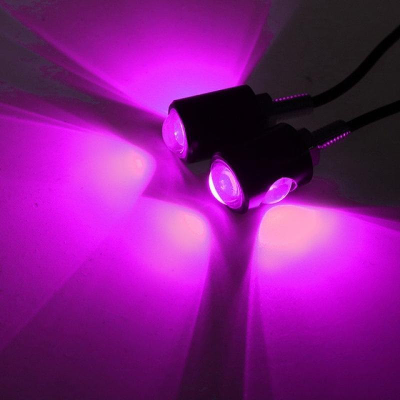 12V Motorcycle Eagle Eye Driving Light LED Reverse Backup Driving Light Fog Lamp Headlight Bulb Daytime Running Light Universal
