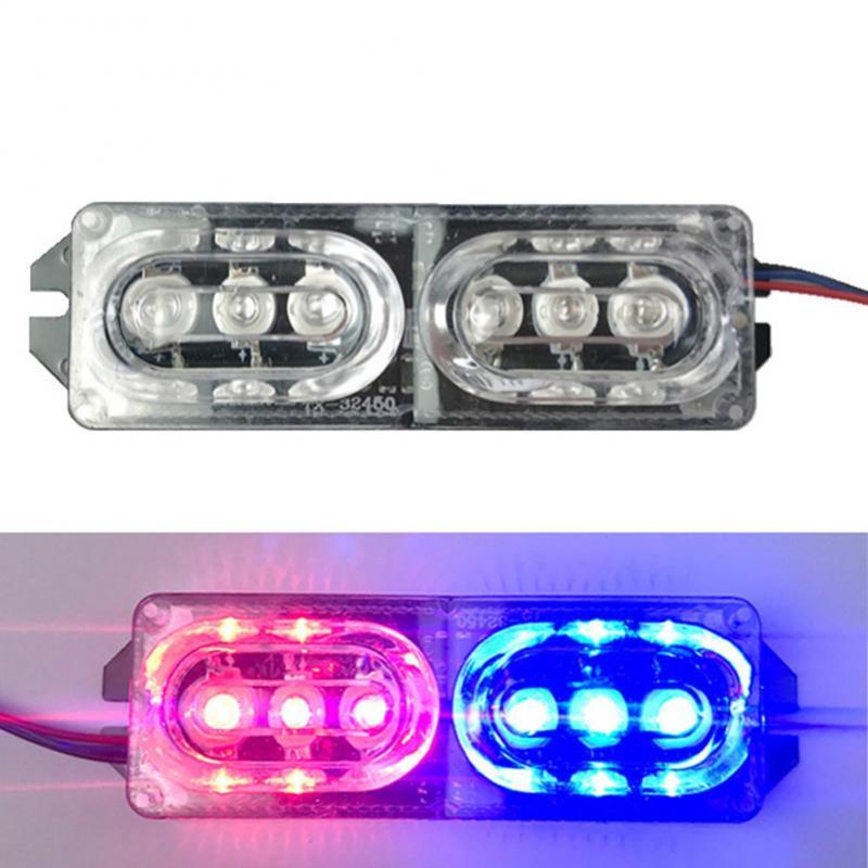 1PC Led Motorcycle Headlight Flashs Strobe Lights Red And Blue Flashing Taillight Brake Turn Signal Warning Tail Stop Light