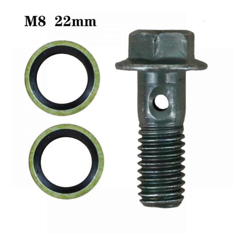 M8/M10x1.25 Universal Motorcycle Hydraulic Brake Caliper Banjo Bolt Bleed Screw Oil Hose Screw For Honda Yamaha Kawasaki Suzuki