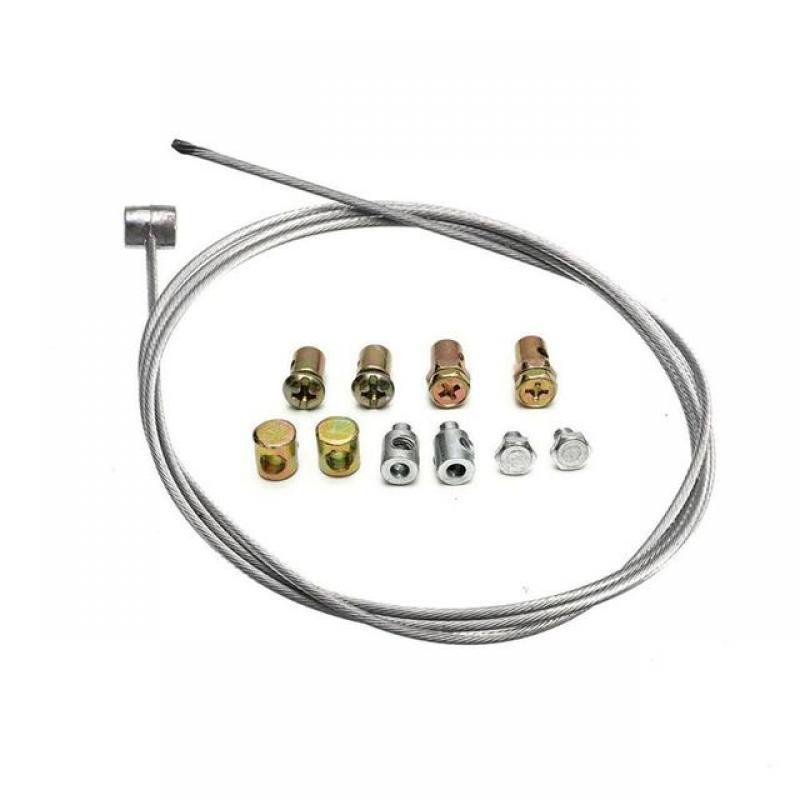 100cm Motorcycle Emergency Throttle Cable Brake Clutch Cable Repair Kit for YAMAHA /KAWASAKI /HONDA