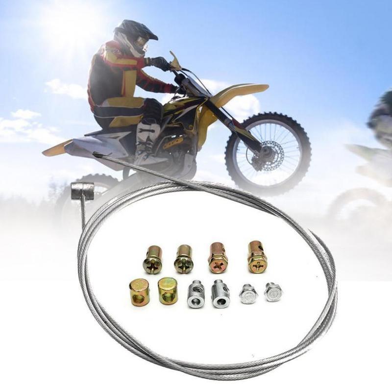 100cm Motorcycle Emergency Throttle Cable Brake Clutch Cable Repair Kit for YAMAHA  /KAWASAKI /HONDA