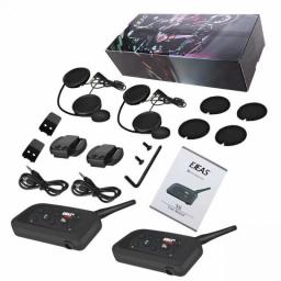 EJEAS V6 Pro Intercom 1200m Motorcycle Bluetooth Helmet Intercom CSR Chip 2.4GHz FM 6 Riders Waterproof