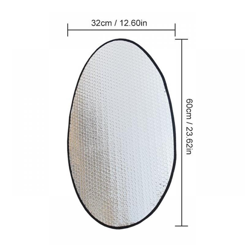 1Pc Motorcycle Sunscreen Seat Cover Waterproof Aluminum Film Cover Sun Pad Heat Insulation Seat Cover Universal For MotorBikes