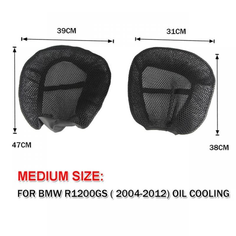 Anti-Slip 3D Mesh Seat Cover For BMW R 1200 GS R1200 Oil Cooled 2004-2012 Nylon Motorcycle Cushion Saddle Seat Protector Covers