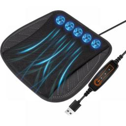 Summer Car Seat Cushion Breathable Ventilated Seat Cushion Three Gear Adjustment Air Flow Seat Cushion Car Interior Accessories