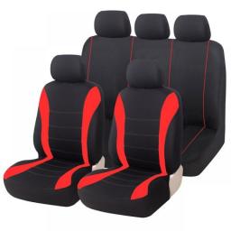 Car Seat Covers Full Set Universal Breathable Fabric For Lada Priora Renault Logan Interior Accessories For Trucks And SUV