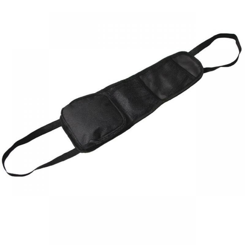 Multifunctional Zipper Storage Bag Car Side Storage Bag with Mesh Pocket for Things Holder Suitable for Cars