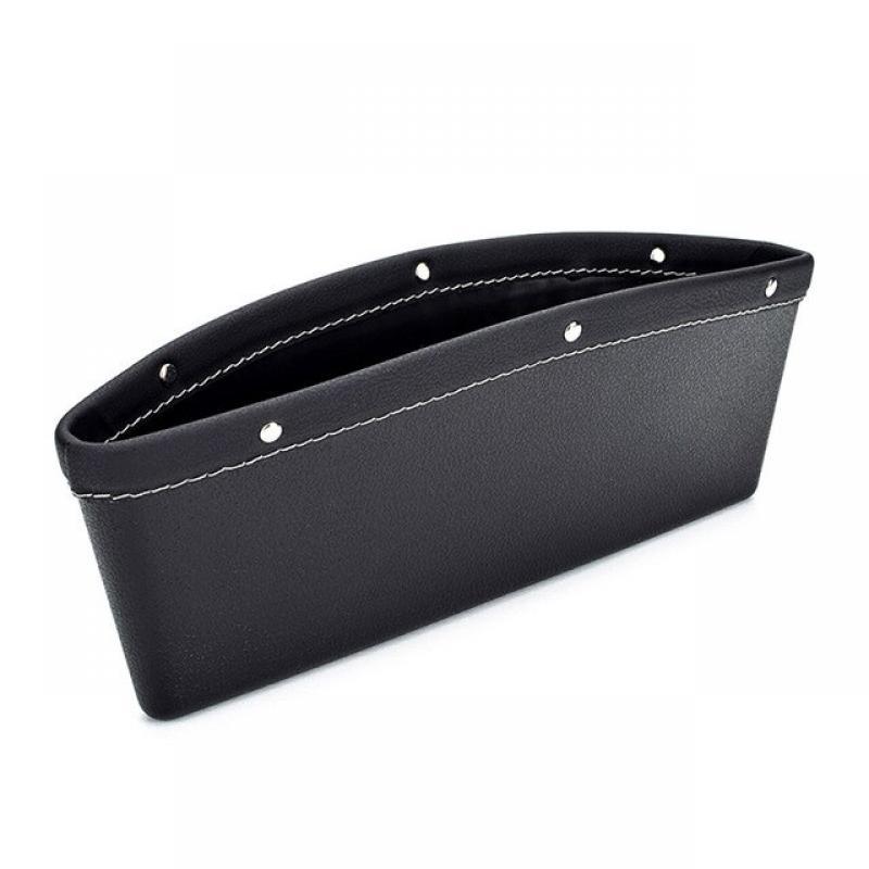 1PC PU Leather Car Seat Slit Gap Storage Organizer Pocket Car Seat Gap Filler Phone Holder Keys Glasses Wallet Cards 350x105x4mm