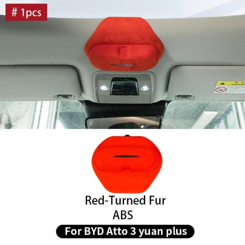 For BYD Atto 3 yuan plus 2021-2022 Sunglasses Holder Glasses Turn fur Console Organizer Storage Box Tray Car Atto3 Accessories