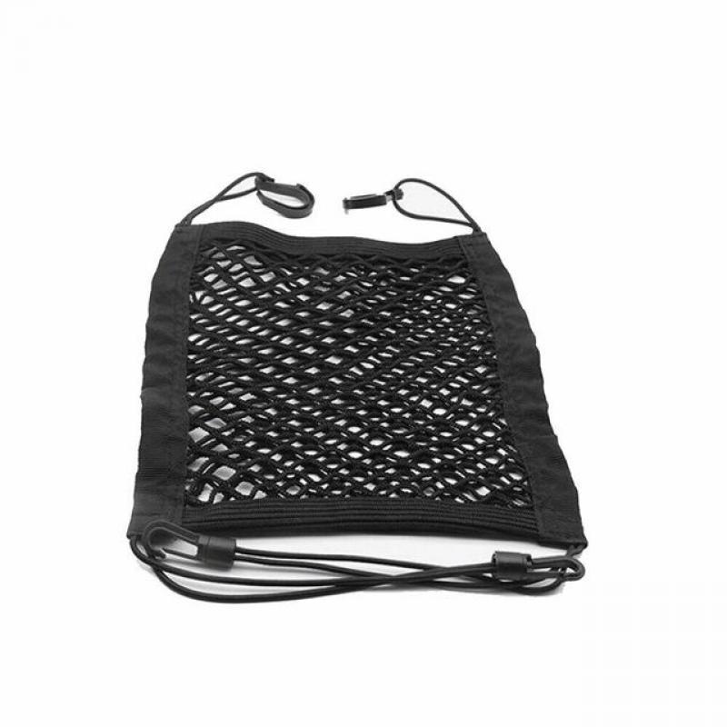 Elastic Storage Net Bag Car Seats Divider Pet Barrier Stretchable Mesh Bag Interior Organizer Auto Accessories