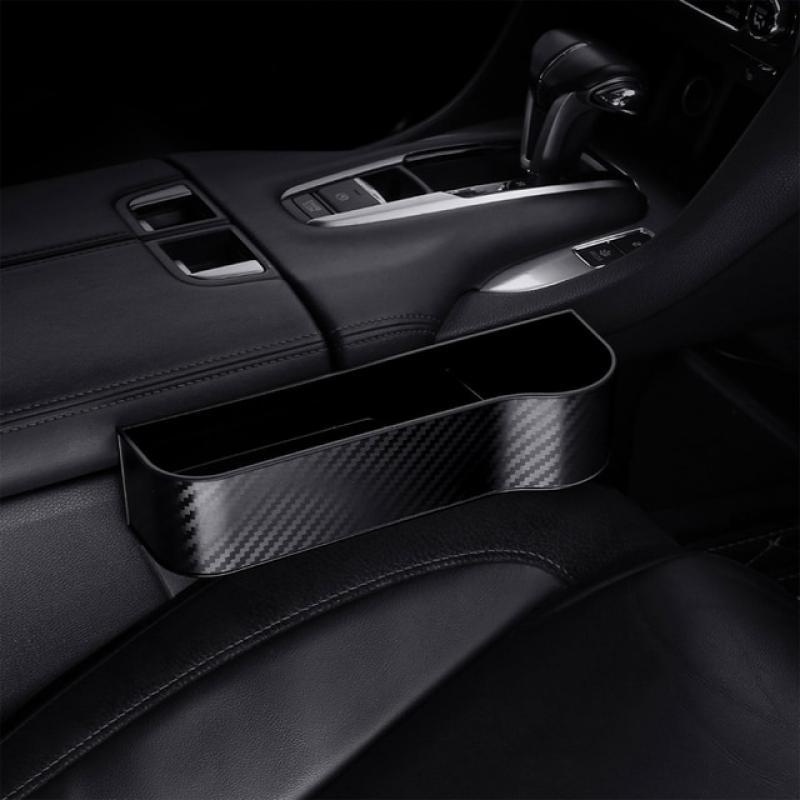 1pcs Car Storage Box Organizer Universal Car Seat Organizer Card Phone Holder Pocket Seat Gap Slit Pocket Catcher Organizer