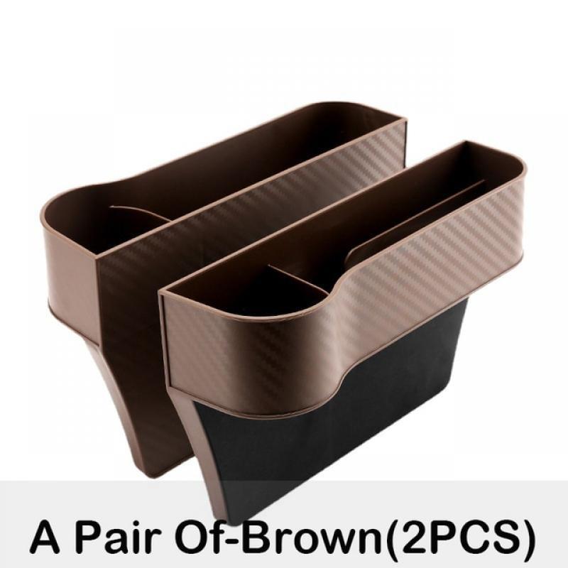 Car Seat Crevice Storage Box Seat Gap Slit Pocket Catcher Organizer Universal Car Seat Organizer Card Phone Key Holder Pocket